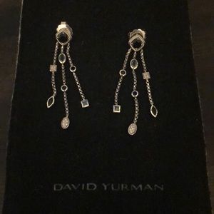 David Yurman Black Onyx Confetti Drop Earrings